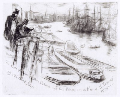 Pieni allas, nro 2 (etsaus) tekijältä James Abbott McNeill Whistler