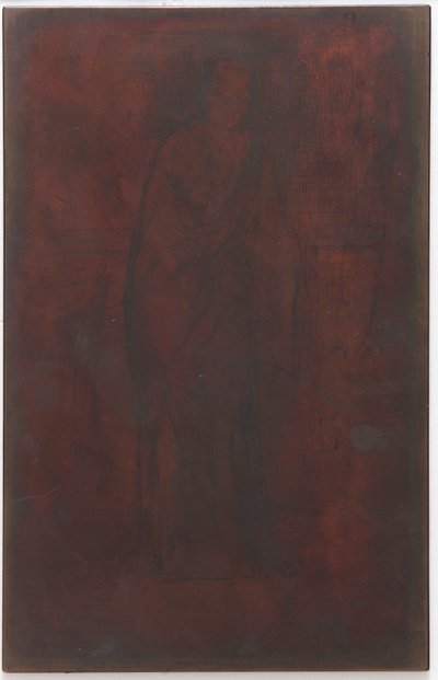 Malli lepää: painolevy, 1870. tekijältä James Abbott McNeill Whistler