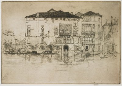 Palatsit ensimmäisestä Venetsia-sarjasta tekijältä James Abbott McNeill Whistler