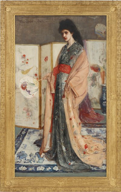 Prinsessa posliinin maasta Prinsessa posliinin maasta, 1863-1865. tekijältä James Abbott McNeill Whistler
