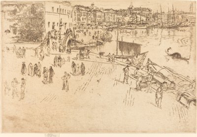 The Riva, No.I, 18791880. tekijältä James Abbott McNeill Whistler