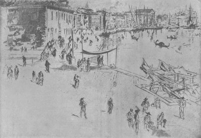 Riva, numero kaksi, c1880, 1904 tekijältä James Abbott McNeill Whistler