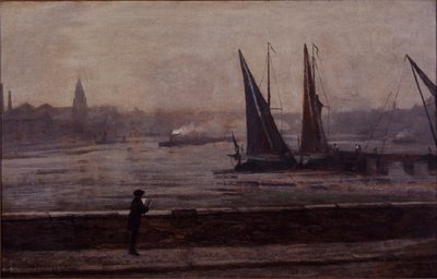Thames Battersean sillalta tekijältä James Abbott McNeill Whistler