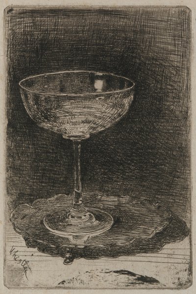 Viinilasi, 1858. tekijältä James Abbott McNeill Whistler