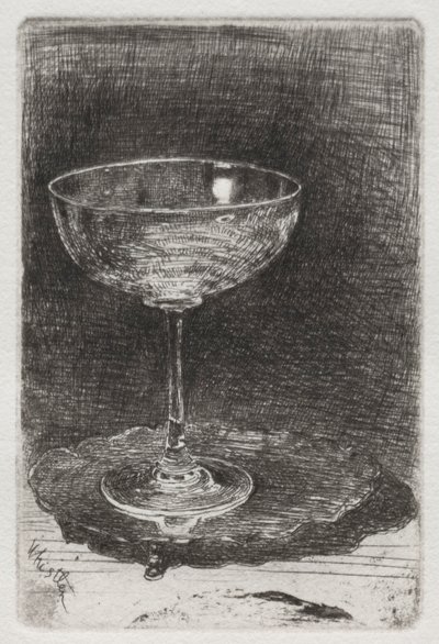 Viinilasi, 1858. tekijältä James Abbott McNeill Whistler