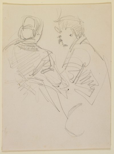 Kaksi hahmoa, 1858. tekijältä James Abbott McNeill Whistler
