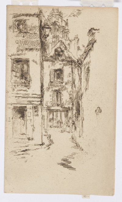 Katedraalin alla, Blois tekijältä James Abbott McNeill Whistler
