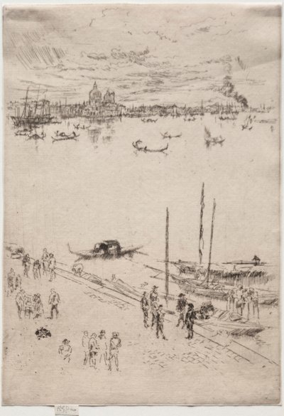 Pystysuora Venetsia. tekijältä James Abbott McNeill Whistler