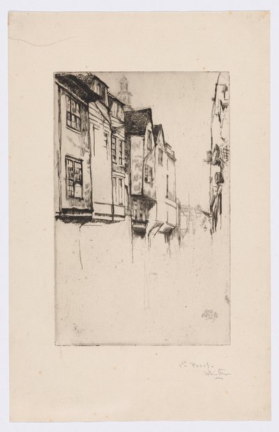 Wych Street, Lontoo tekijältä James Abbott McNeill Whistler