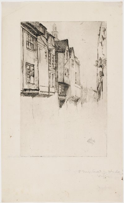 Great Street, Lontoo, 1877. tekijältä James Abbott McNeill Whistler