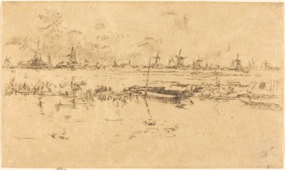 Zaandam, 1889. tekijältä James Abbott McNeill Whistler
