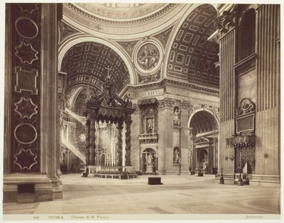 Pyhän Pietarin kirkko, Rooma, Rooma, Chiesa di San Pietro, n. 1870. tekijältä James Anderson