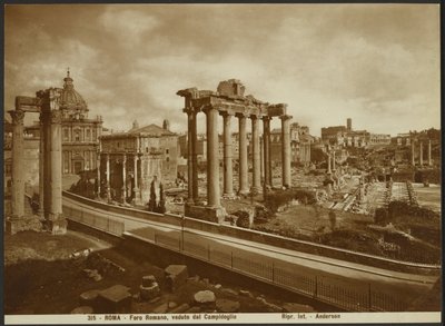 Forum Romanum pääkaupungista katsottuna tekijältä James Anderson