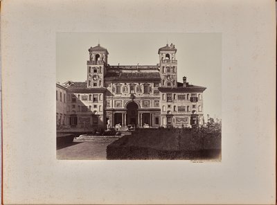 Villa Medici; puutarhan puoleinen julkisivu, nykyisin Académie de France. tekijältä James Anderson