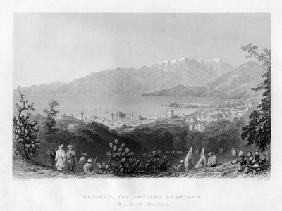 Beirut, muinainen kihlaus, Syyria, 1841. tekijältä James B. Allen