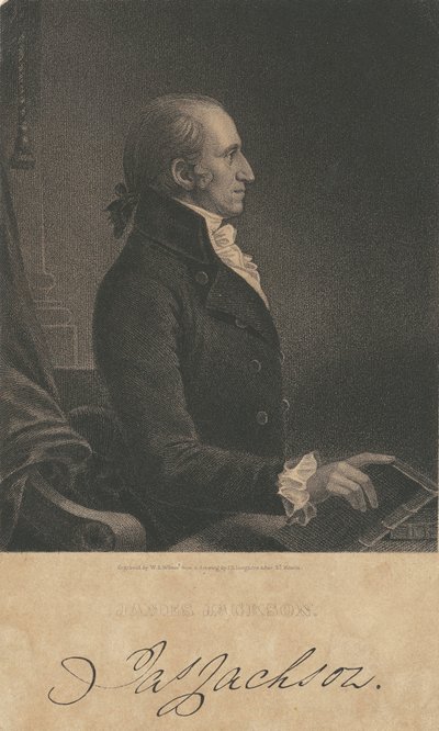 James Jackson tekijältä James B. Longacre, after Charles Balthazar Julien Févret de Saint Mémin, William A. Wilmer engraver