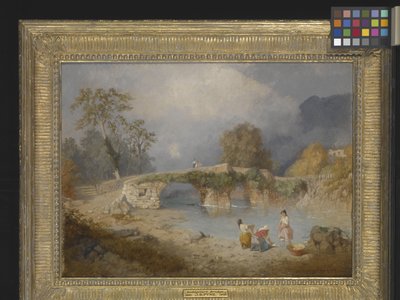 Selvitys hyvää säätä varten, Beddgelert, Pohjois-Wales (öljy kankaalle) tekijältä James Baker Pyne