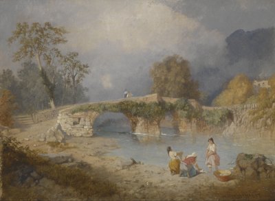 Selkeää hyvää säätä, Beddgelert, Pohjois-Wales tekijältä James Baker Pyne