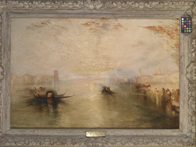 San Benedetto Olhando para Fusina (Depois de Turner) (óleo sobre tela) finlandês tekijältä James Baker Pyne