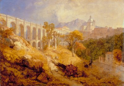 Akvedukti Arriciassa, lähellä Roomaa, 1866 tekijältä James Baker Pyne