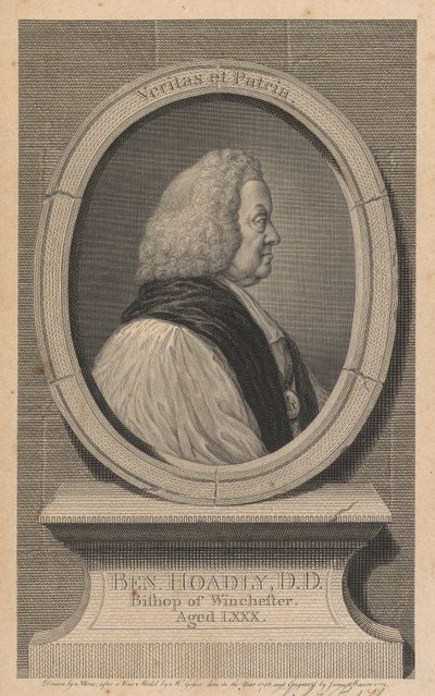 Benjamin Hoadly, Winchesterin piispa tekijältä James Basire
