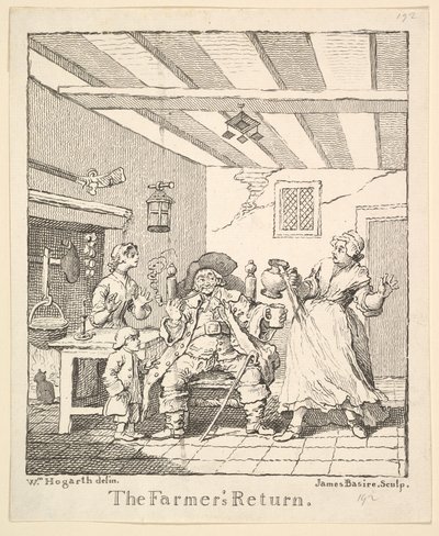 Farmers Returnin etukappale, maaliskuu 1762. tekijältä James Basire I