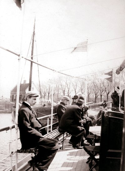 Veneen matkustajat, Broek, Alankomaat, 1898. tekijältä James Batkin