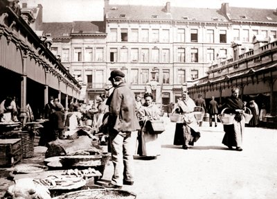 Markkinat, Antwerpen, 1898. tekijältä James Batkin