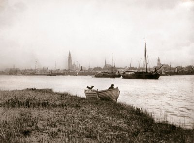 Soutuvene kanavan varrella, Rotterdam, 1898. tekijältä James Batkin