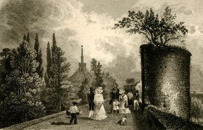 Danejohn Hill, Canterbury, Kent, 1829. tekijältä James Baylis Allen