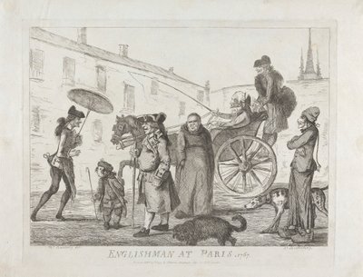 englez la Paris, 1767 finlandez tekijältä James Bretherton