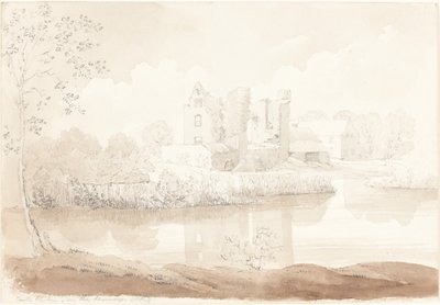Rhebanin linna Barrow-joen varrella, Athy. tekijältä James Bulwer