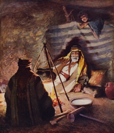 Hiusten talo, Bedaween-teltan sisustus tekijältä James Clark