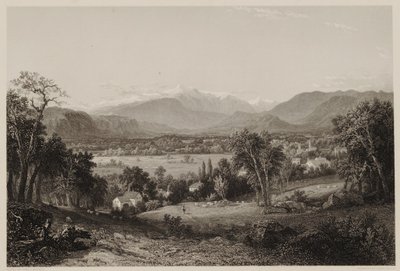 Mount Washington Conwayn laaksosta John F. Kensettin mukaan, kaiverrus James Smillie, painanut J. Dalton tekijältä James David Smillie