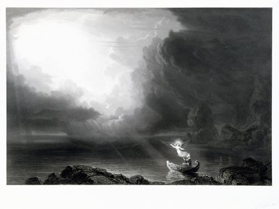 Elämän matka - Vanhuus, n. 1855 (kaiverrus) tekijältä James David Smillie