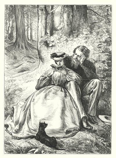 Kesä Idleness (kaiverrus) tekijältä James Dawson Watson