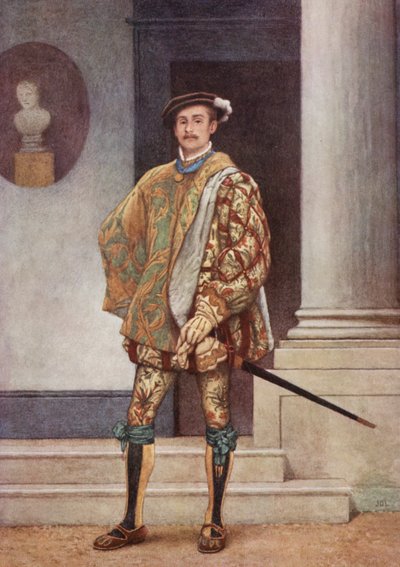 Shakespearen Venetsian kauppias: Gratiano (värilitra) tekijältä James Dromgole Linton