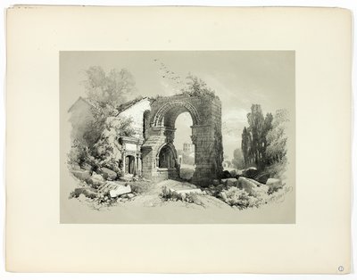 Aliscamps, W. Arles, Picturesque Selectionsilta tekijältä James Duffield Harding