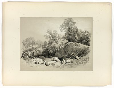 Bettws, N. Wales, Picturesque Selectionsilta tekijältä James Duffield Harding