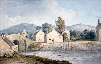 "Sisäänkäynti Keswickiin, Cumberlandiin", 1800-luku. tekijältä James Duffield Harding