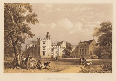 Penshurst puistosta (akvatinta) tekijältä James Duffield Harding