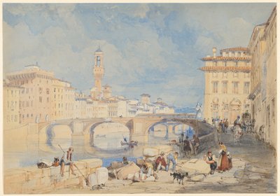 Ponte Santa Trinità, Firenze tekijältä James Duffield Harding