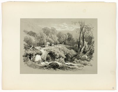 South Brent, Devon, Picturesque Selectionsilta tekijältä James Duffield Harding