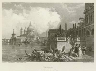 Venetsia, Grand Canalin sisäänkäynnistä tekijältä James Duffield Harding