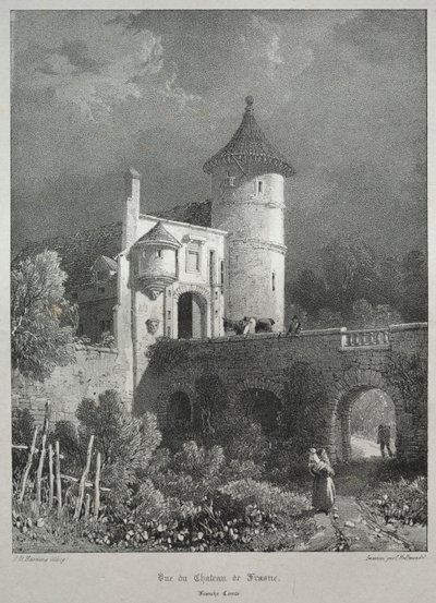 Kuvankauniita ja romanttisia matkoja muinaisessa Ranskassa. Franche-Comte..., 1825. tekijältä James Duffield Harding