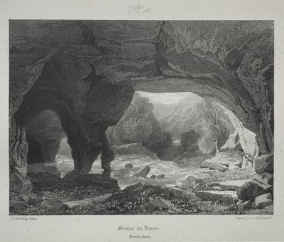 Kuvankauniita ja romanttisia matkoja muinaisessa Ranskassa. Franche-Comté: Lisonin lähde tekijältä James Duffield Harding