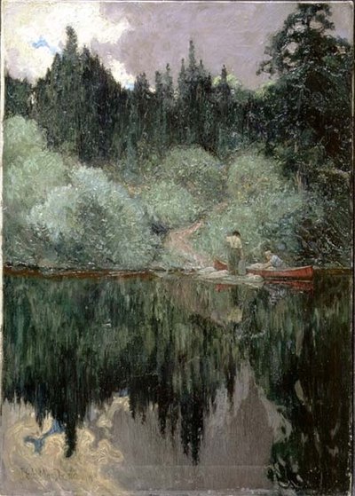 Clearing After Rain, Magnetawan-joki, Ontario tekijältä James Edward Hervey Macdonald