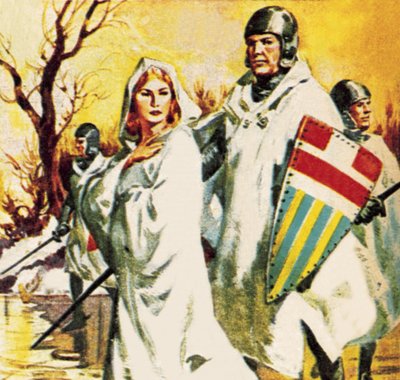 Matilda pakenee lumessa valkoisiin pukeutuneena tekijältä James Edwin McConnell