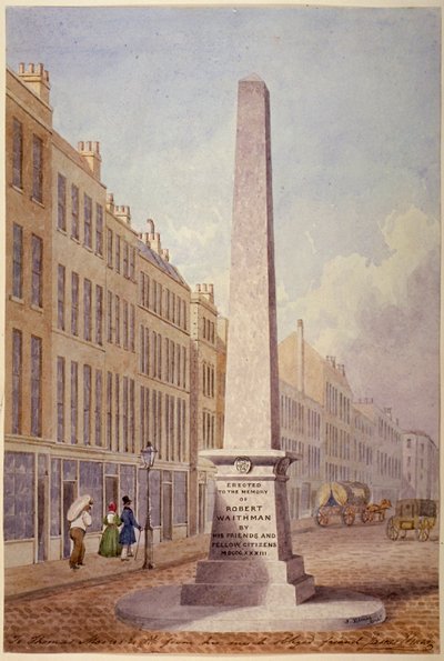 Muistomerkki Farringdon Streetin ja Fleet Streetin risteyksessä Lontoon Cityssä, 1833 tekijältä James Elmes