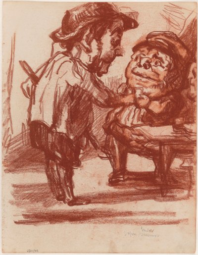 Nach Daumier: Die fröhlichen Jäger tekijältä James Ensor